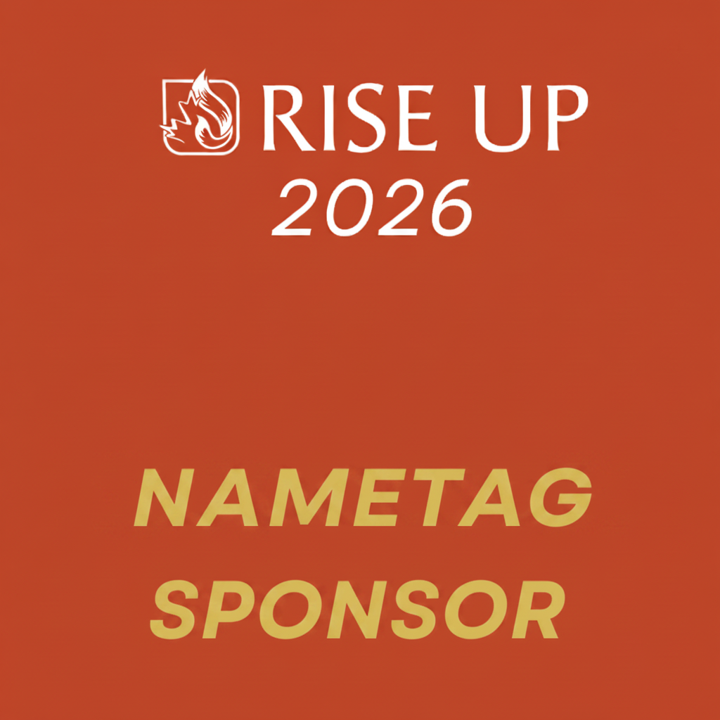 Rise Up 2026 - Nametag Sponsor