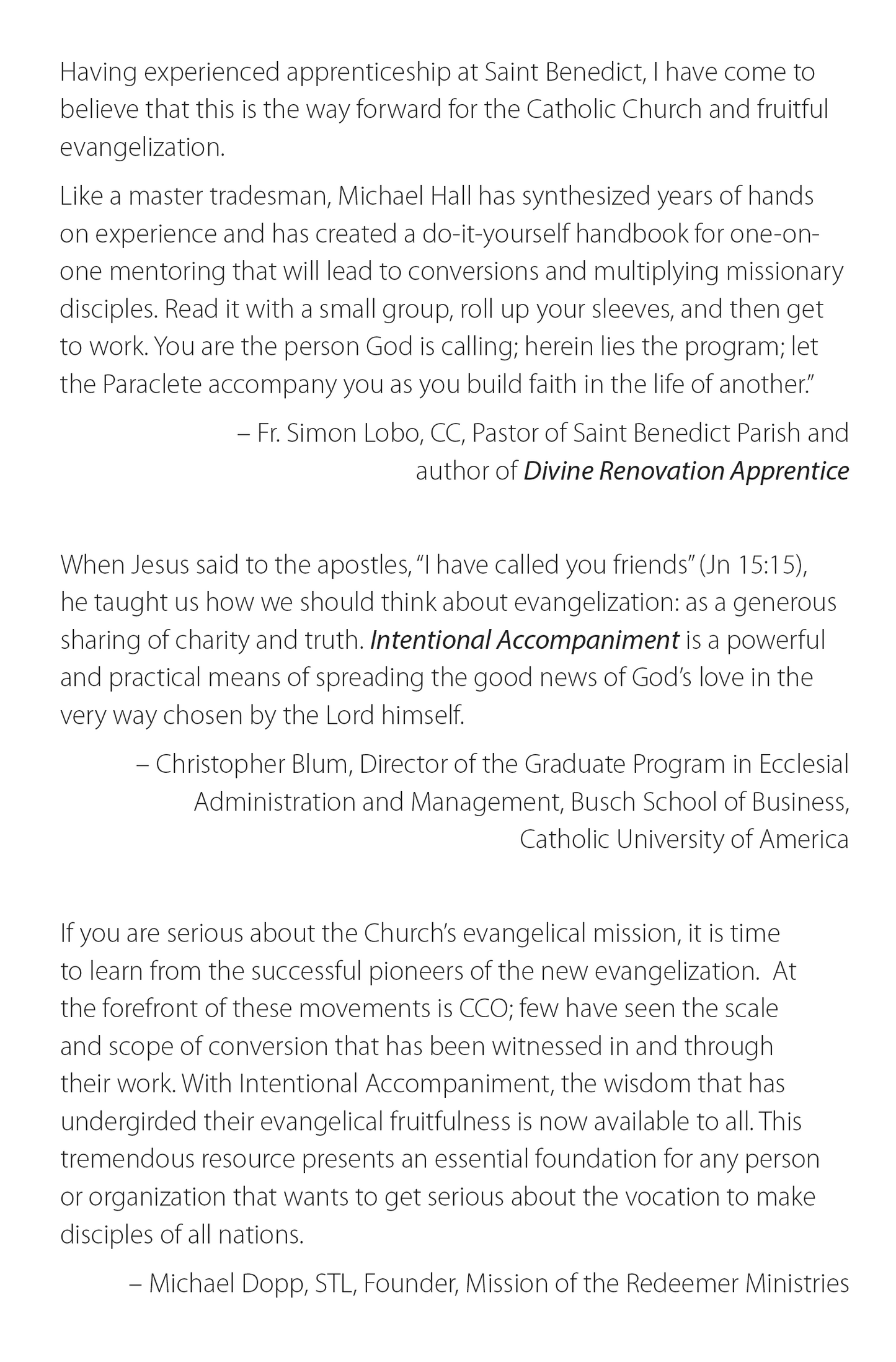 Intentional Accompaniment