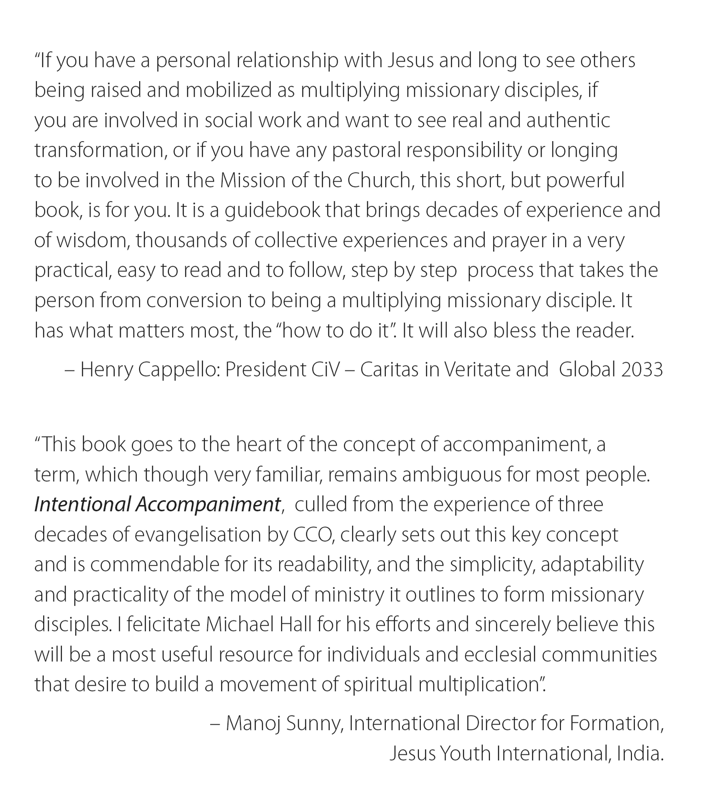 Intentional Accompaniment